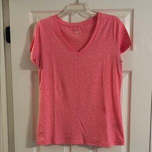 Mossimo Supply Co. Coral V-Neck Tee